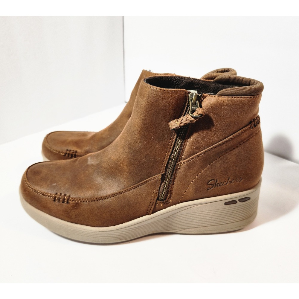 Skechers Boots Brown Wedge